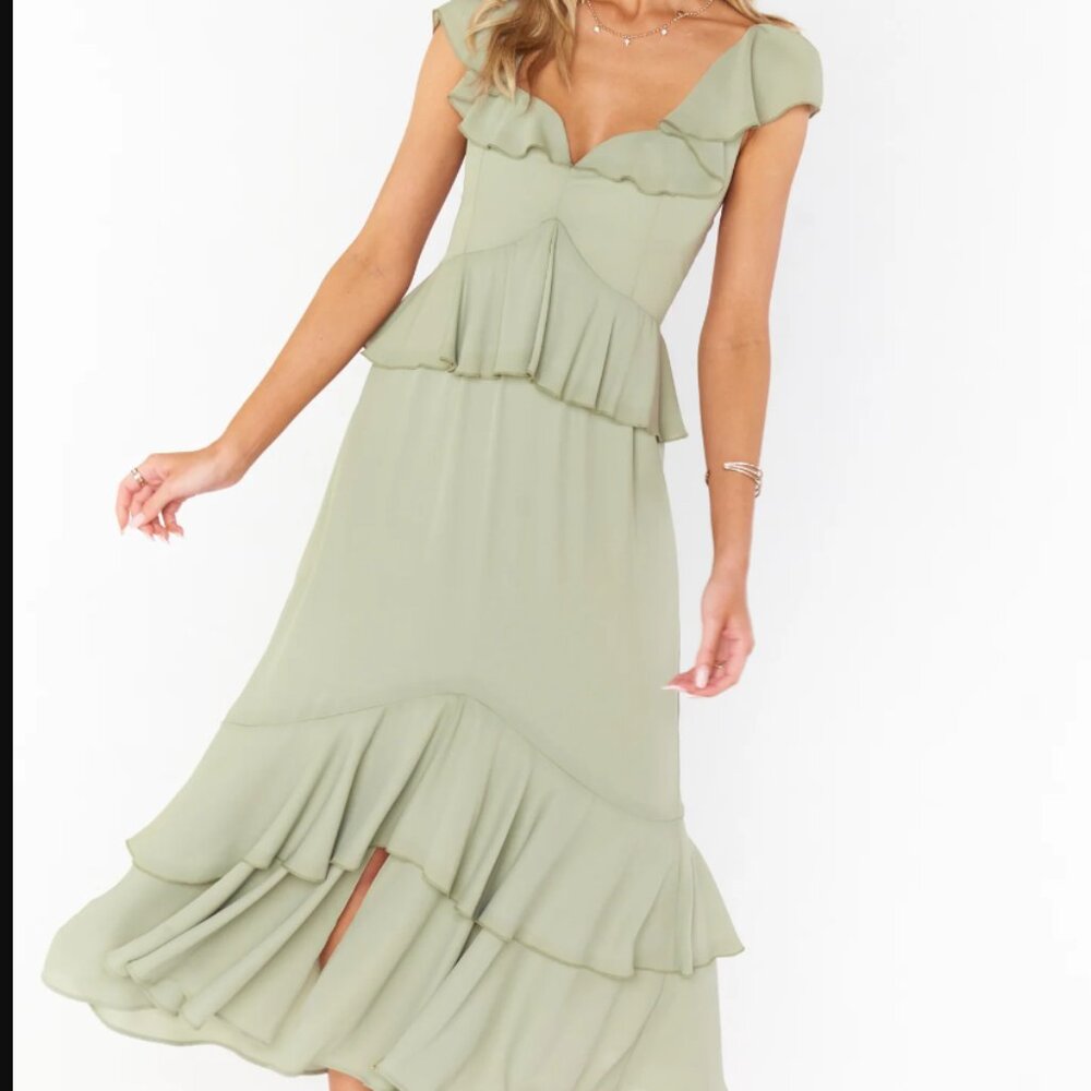 Show Me Your Mumu Reese Ruffle Dress